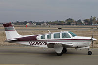 N4651S @ KCCR - Locally-based 1975 Beech A36 taxis for RWY 32R @ Buchanan Field, Concord, CA - by Steve Nation