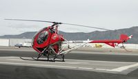N7050D @ CCB - Parked at Helipad on eastside - by Helicopterfriend