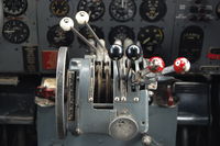 N227GB @ 06C - DC-3 Throttle Quadrant - by swpilot2494