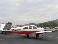 N9660Y @ SZP - 1962 Beech P35 BONANZA, Continental IO-470-N 260 Hp - by Doug Robertson