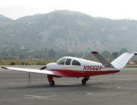 N9660Y @ SZP - 1962 Beech P35 BONANZA, Continental IO-470-N 260 Hp, reparked at transient line - by Doug Robertson