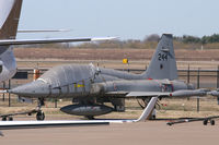 244 @ AFW - At Alliance Airport - Fort Worth, TX This is one of 15 F-5B's brought to the USA for a flight training program that never materialized. - by Zane Adams