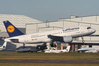 D-AILD @ EGCC - Lufthansa A319 departing from RW05L - by Chris Hall