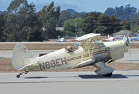 N88EH @ KWVI - Santa Maria, CA-based 1970 Hooper EAA Biplane Woodstock arriving @ 2010 Watsonville Fly-in - by Steve Nation