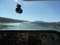 N6704X @ L35 - Departing from Big Bear Airport, flying over the lake - by COOL LAST SAMURAI