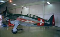 HB-RCF @ LSZR - Morane-Saulnier (EFW) D-3801 / MS.406 C-1 at the Fliegermuseum Altenrhein - by Ingo Warnecke