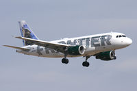 N933FR @ DFW - Frontier Airlines landing at DFW Airport - TX
