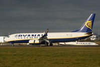 EI-ENH @ EGGW - Ryanair B737 landing on RW26 - by Chris Hall