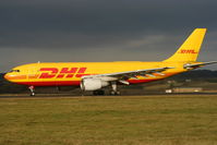 EI-OZH @ EGGW - DHL A300 departing form RW26 - by Chris Hall