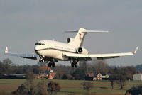 M-FAHD @ EGGW - Prime Air Corporation B727 on short finals for RW26 - by Chris Hall