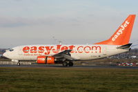 G-EZKC @ EGGW - easyJet B737 landing on RW26 - by Chris Hall