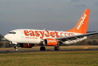 G-EZKG @ EGGW - easyJet B737 just landed on RW26 - by Chris Hall