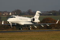 N184BK @ EGGW - Latium 3 Inc Challenger 300 landing on RW26 - by Chris Hall