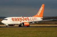 G-EZKG @ EGGW - easyJet B737 departing from RW26 - by Chris Hall