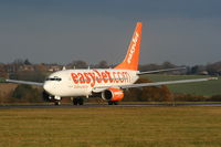 G-EZKF @ EGGW - easyJet B737 departing from RW26 - by Chris Hall