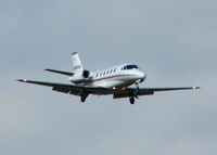 N580QS @ SHV - Landing on 14 at Shreveport Regional. - by paulp