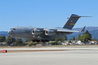 05-5139 @ KWVI - AFRC 452nd AMW C-17A from March AFB on final approach @ 2010 Watsonville Fly-in - by Steve Nation