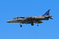 165006 @ KWVI - VMA-513 Nightmares AV-8B(+) WF-01 with blue & gold tail arriving from MCAS Miramar@ 2010 Watsonville Fly-in - by Steve Nation