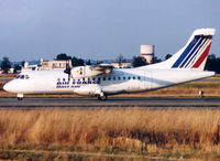 F-GLIA @ LFBO - Landing rwy 33L in Air France by Brit'Air titles - by Shunn311