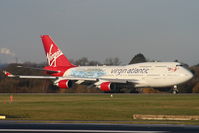 G-VLIP @ EGCC - lining up on RW05L - by Chris Hall