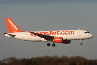 G-EZTP @ EGCC - easyjet A320 on finals for RW05L - by Chris Hall