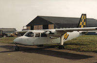 G-BJWL - One of a fleet of these islanders kept at Southend for Oil dispersal (scanned print)