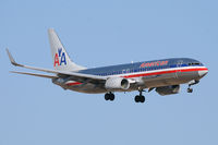 N990AN @ DFW - American Airlines landing at DFW Airport - by Zane Adams