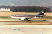 F-ODVF @ GVA - Airbus A310-304 of Alia Royal Jordanian Airlines arriving at Geneva in March 1993.  The fleet name later adopted was not carried at the time. - by Peter Nicholson