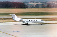 N104AR @ GVA - Gulfstream III seen at Geneva in March 1993. - by Peter Nicholson