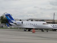 N528LJ @ ONT - Parked and door open waiting for crew - by Helicopterfriend