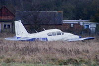 G-BAUJ @ EGTC - put out to grass, De-registered 31/10/2002, Cancelled by CAA - by Chris Hall