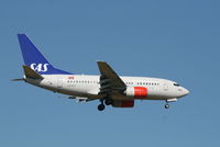 LN-RPZ @ EBBR - Flight SK4743 is descending to RWY 02 - by Daniel Vanderauwera