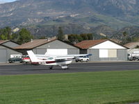 N13HK @ SZP - 1972 Cessna 177B CARDINAL, Lycoming O&VO-360 180 Hp, landing roll Rwy 04 - by Doug Robertson