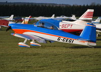 G-CEGI @ EGLM - Vans RV-8 ex N747RF at White Waltham - by moxy