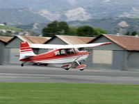 N50380 @ SZP - 1979 Bellanca 7ECA CITABRIA, Lycoming O-235 115 Hp, landing Rwy 04 - by Doug Robertson