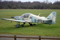 G-BHXA @ EGBD - 1980 British Aerospace BULLDOG SERIES 120 MODEL 1210, c/n: BH120/407 at Derby Eggington - by Terry Fletcher
