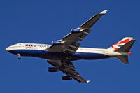 G-CIVZ @ EGLL - Boeing 747-436 [28854] (British Airways) Home~G 04/01/2010 wearing One World titles. - by Ray Barber