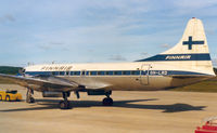 OH-LRD @ RVN - Finnair Convair ar Rovaniemi , AUG '74 - by Henk Geerlings