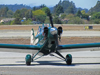N627F @ KWVI - Near head-on view of 2005 Fisher Sky Dancer homebuilt taxiing at 2010 Watsonville Fly-In - by Steve Nation