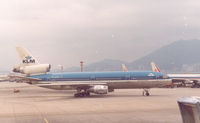 PH-DTD @ HKG - KLM , DC-10 at Kai Tak Airport - HKG , 1975 - by Henk Geerlings