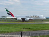 A6-EDI @ EGCC - One of the first Emirates A380s to visit MAN - by Manxman