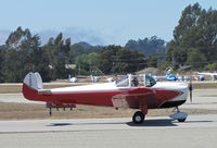N1299 @ KWVI - 1947 Ercoupe 415-E taxiing at 2010 Watsonville Fly-In - by Steve Nation