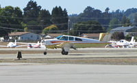 N2060D @ KWVI - 1953 Beech D35 rolling out on arrival @ 2010 Watsonville Fly-in - by Steve Nation