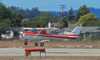 N2758S @ KWVI - Locally-based 1967 Cessna 150G taking-off @ 2010 Watsonville Fly-in - by Steve Nation