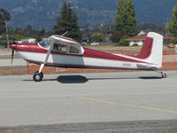 N3100D @ KWVI - San Jose, CA-based 1955 Cessna 180 taxiing @ 2010 Watsonville Fly-In - by Steve Nation