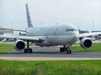 A7-AEN @ EGCC - Taxiing out with the Doha flight - by Manxman