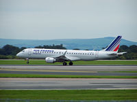 F-HBLF @ EGCC - Air France E190 F-HBLF departs - by Manxman