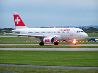 HB-IPT @ EGCC - Another Swiss Air A319 - by Manxman