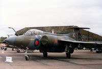 XV355 @ EGQL - Buccaneer S.2B of 237 Operational Conversion Unit based at RAF Lossiemouth on display at the 1986 RAF Leuchars Airshow. - by Peter Nicholson