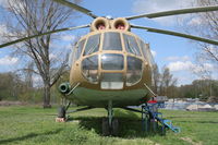 CCCP-25625 - Csepel, Lajos Kossuth Grammar school apprentice workshop's yard - Hungary - Displayed in Hungary - Air Force colours but this Mi-8 never flew for the Air Force. It is an ex Aeroflot Mi-8 and it was repainted here in the technical school - by Attila Groszvald-Groszi